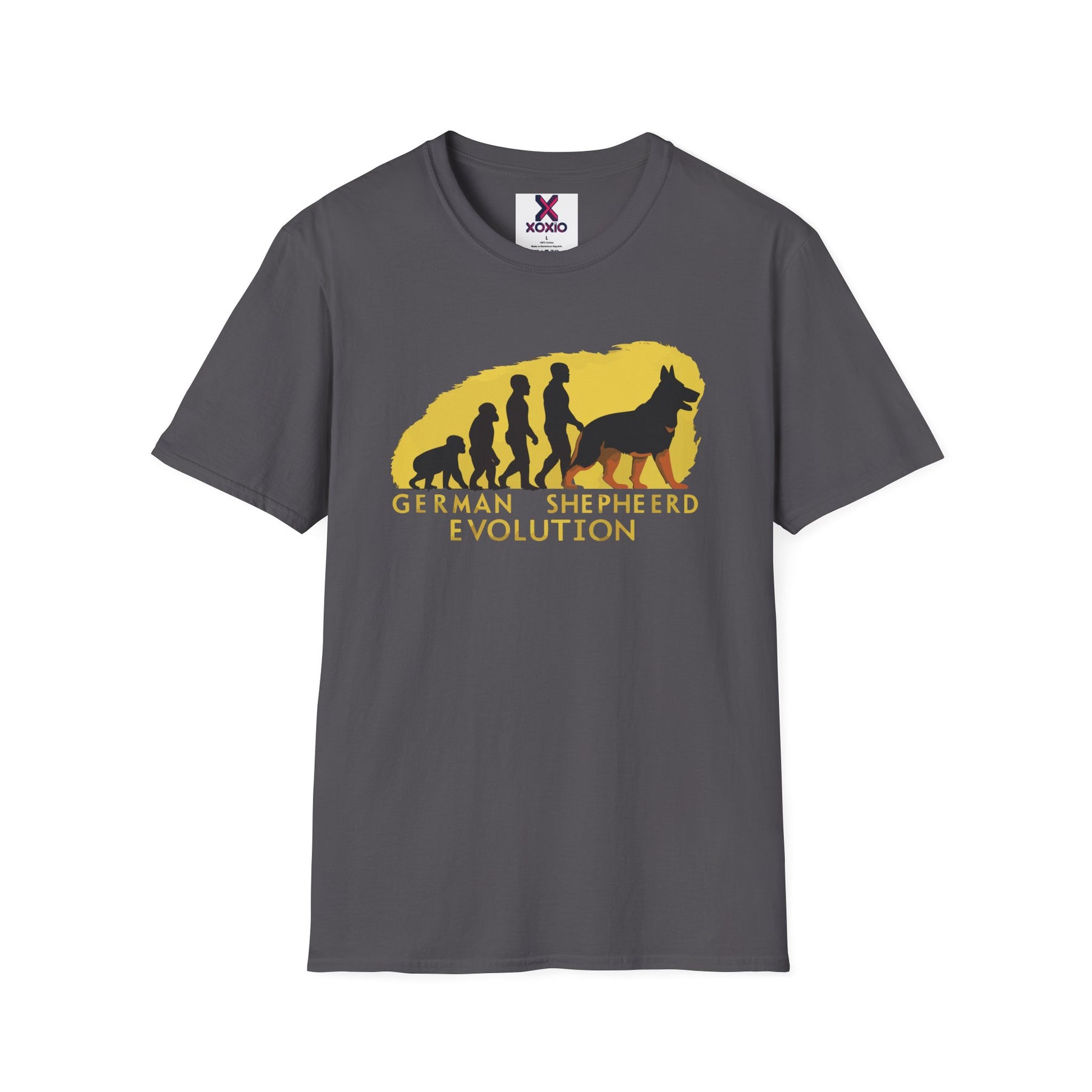 German Shepherd Evolution - A man to Dog- German Shepherd T Shirts