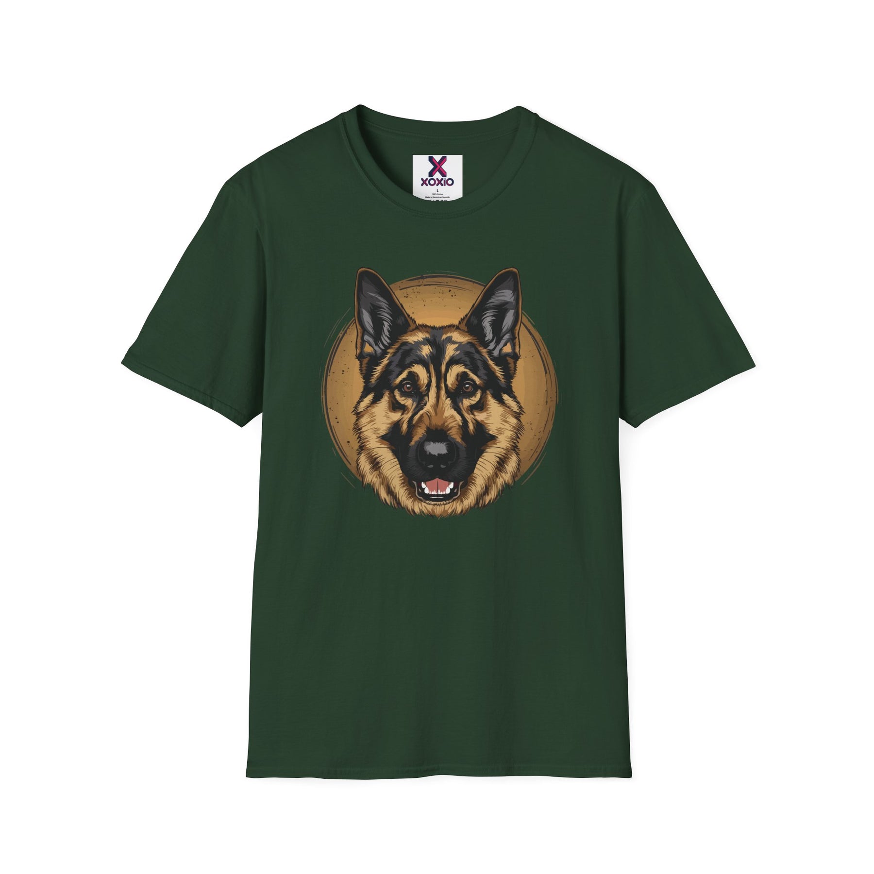 Stylish German Shepherd Crewneck Tee Shirt for Men/ Women