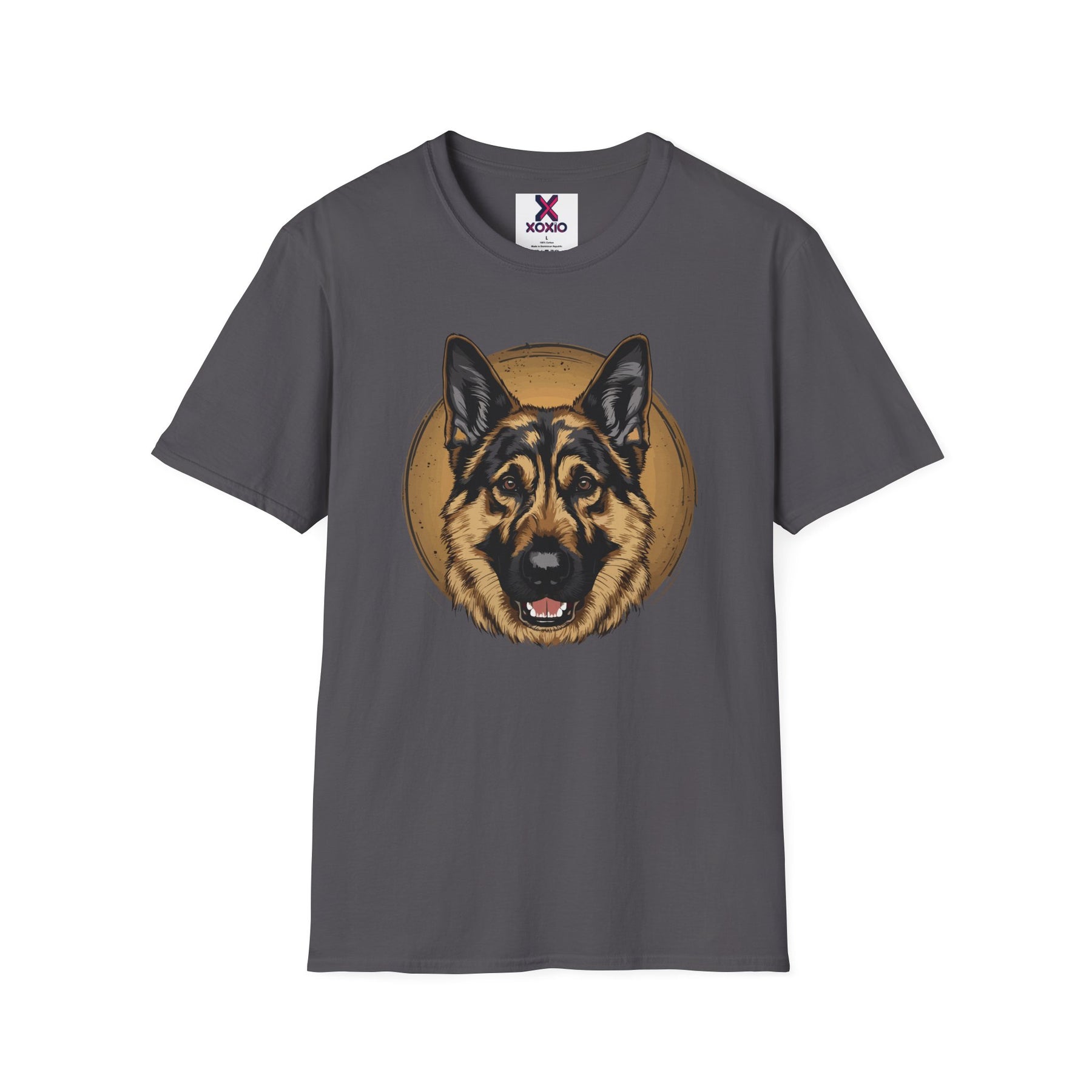 Stylish German Shepherd Crewneck Tee Shirt for Men/ Women