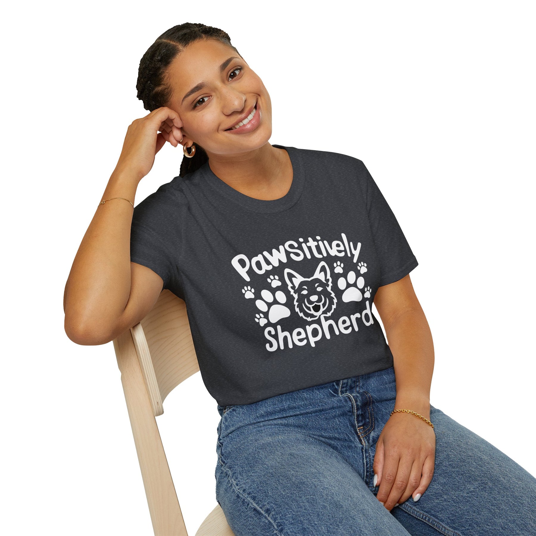 Pawsitively German Shepherd - German Shepherd Unisex T Shirts