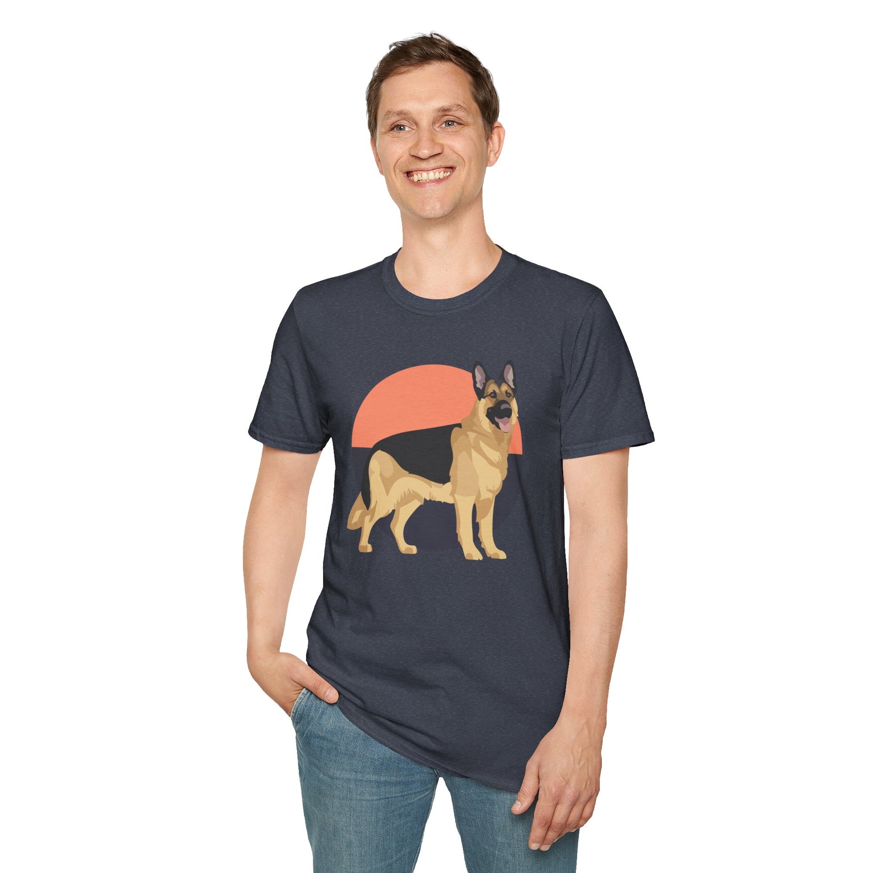 Guardian's Gaze - German Shepherd T Shirts