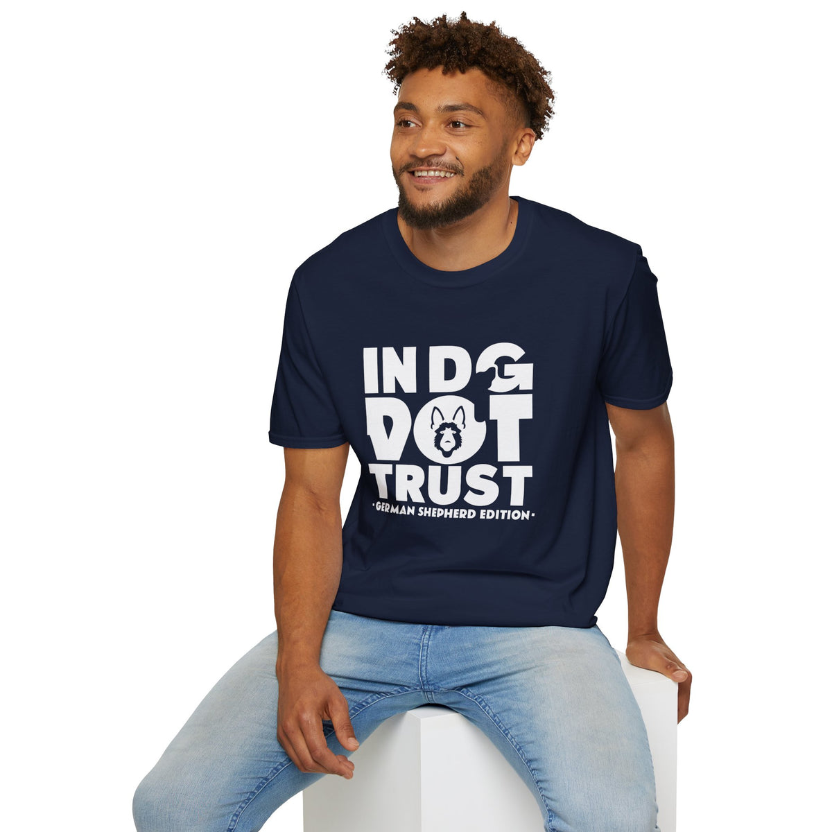 In Dog We Trust - minimal - German Shepherd T Shirts