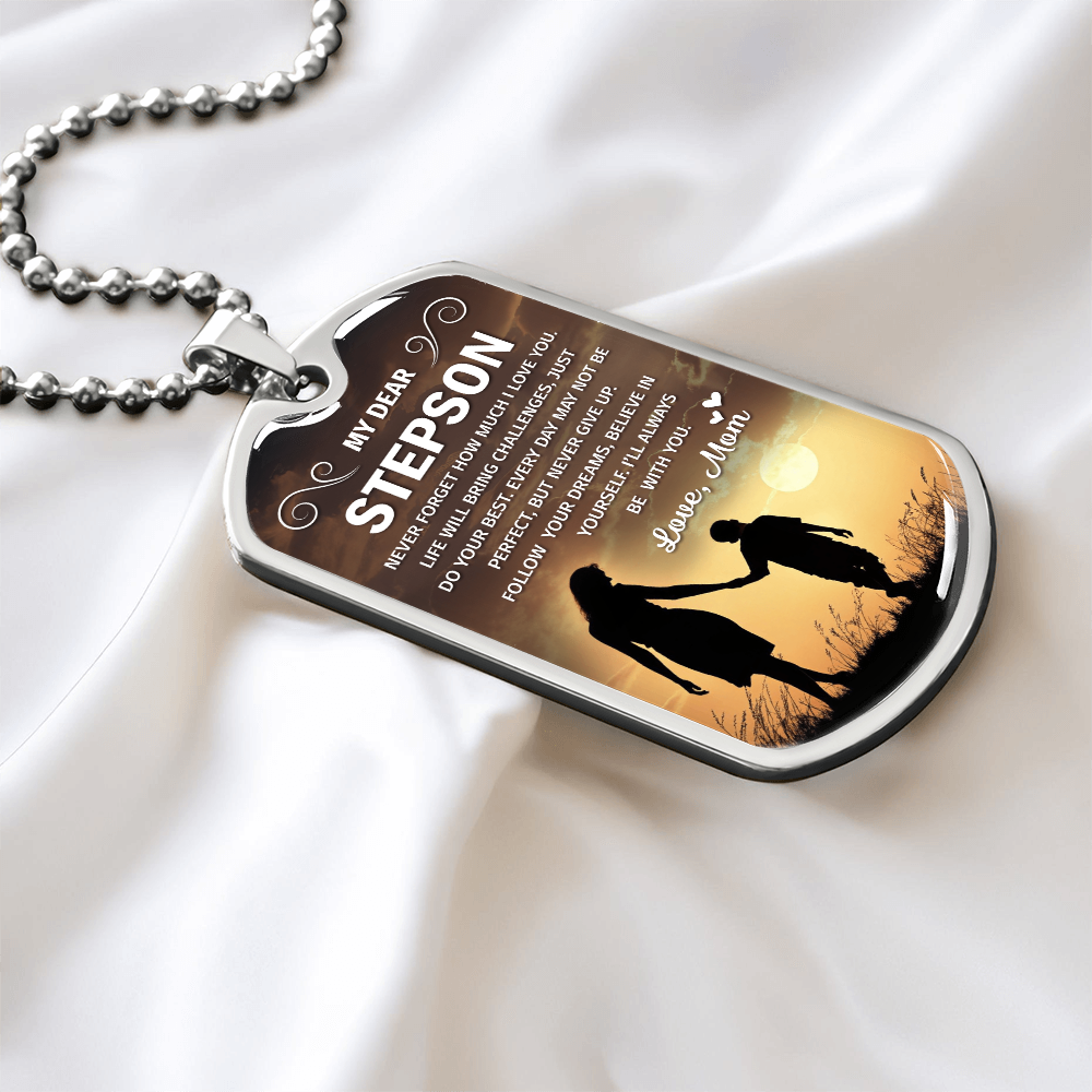Stepson Necklace From Mom & Dad - Best Gift Ideas