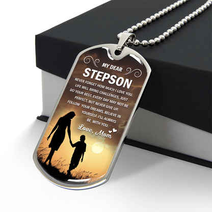 Stepson Necklace From Mom & Dad - Best Gift Ideas