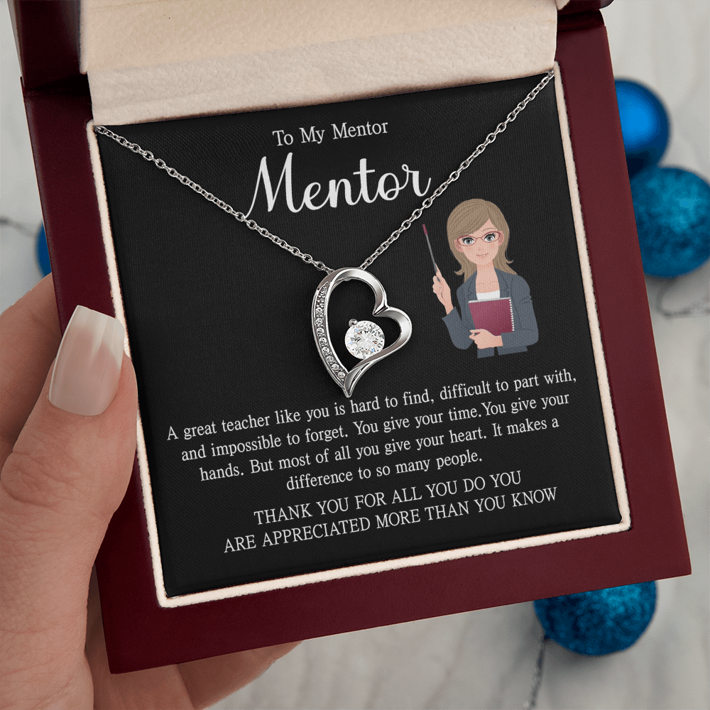Teacher Birthday Gifts, Forever Love Necklace