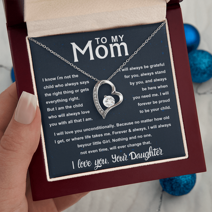 To My Beautiful Mom – Forever Your | Unconditional Love Gift for Mom