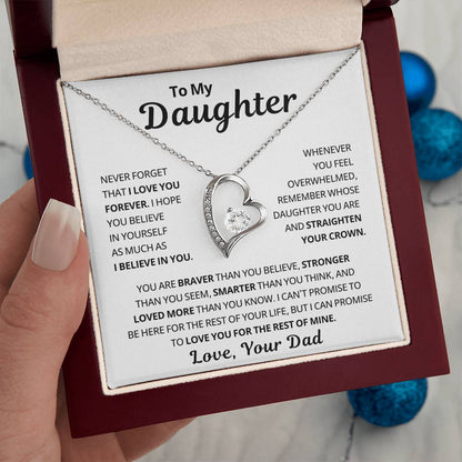 Mother Daughter Necklace, It Highlights The Warmth in Her Smile