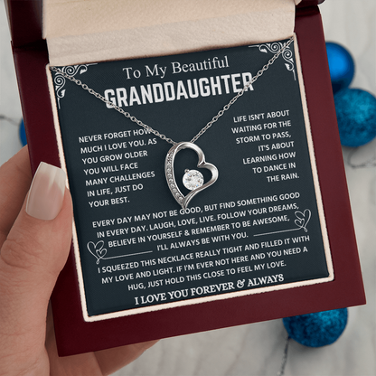 Granddaughter Necklace From Grandpa, It Lights Up Her Already Radiant Smile