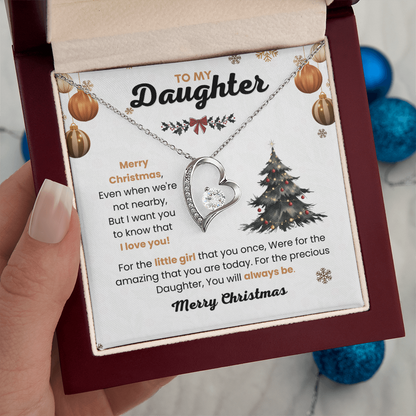 Christmas Gifts for Daughter, She glows brighter wearing this necklace