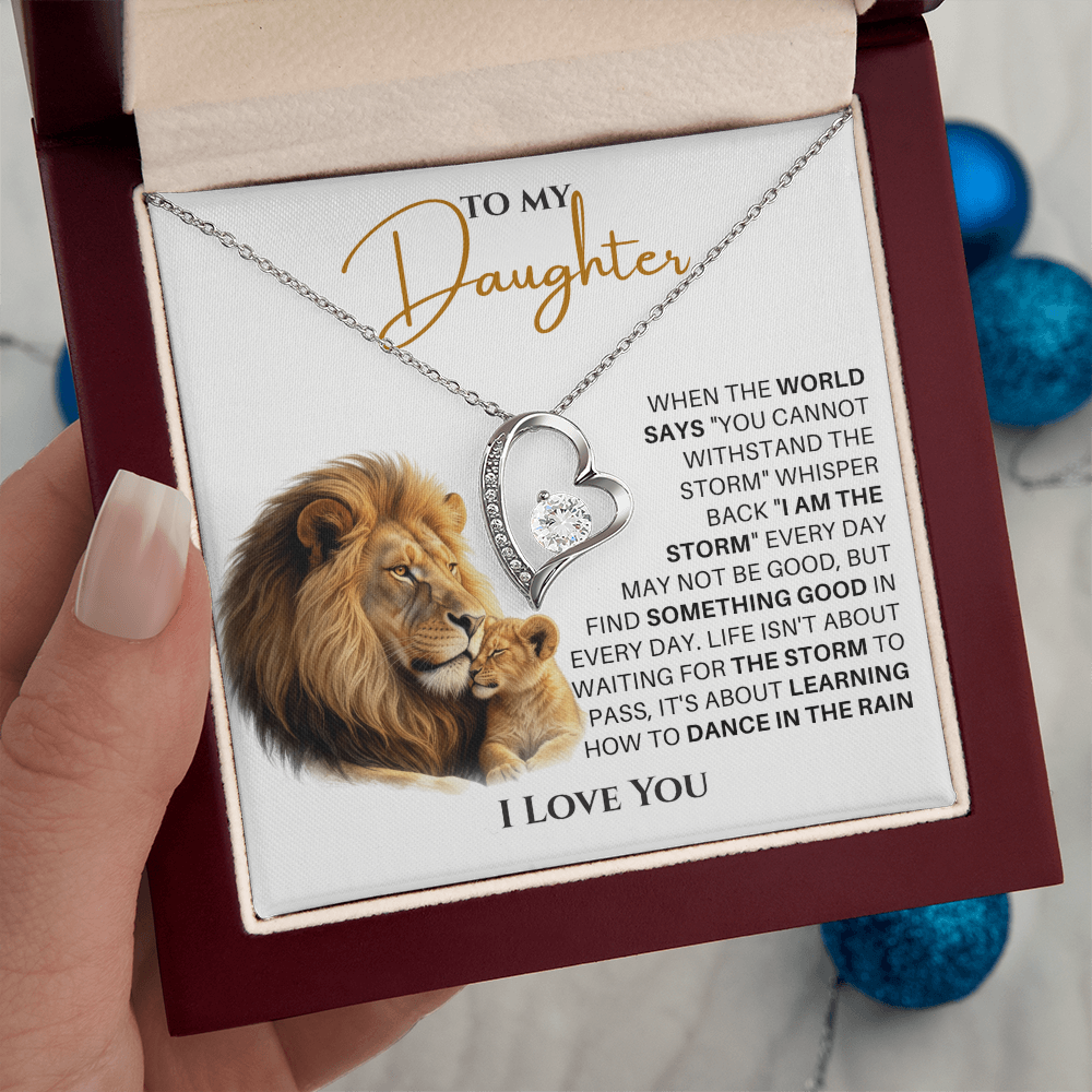 Forever Love Necklace, She glows like she was born for this moment