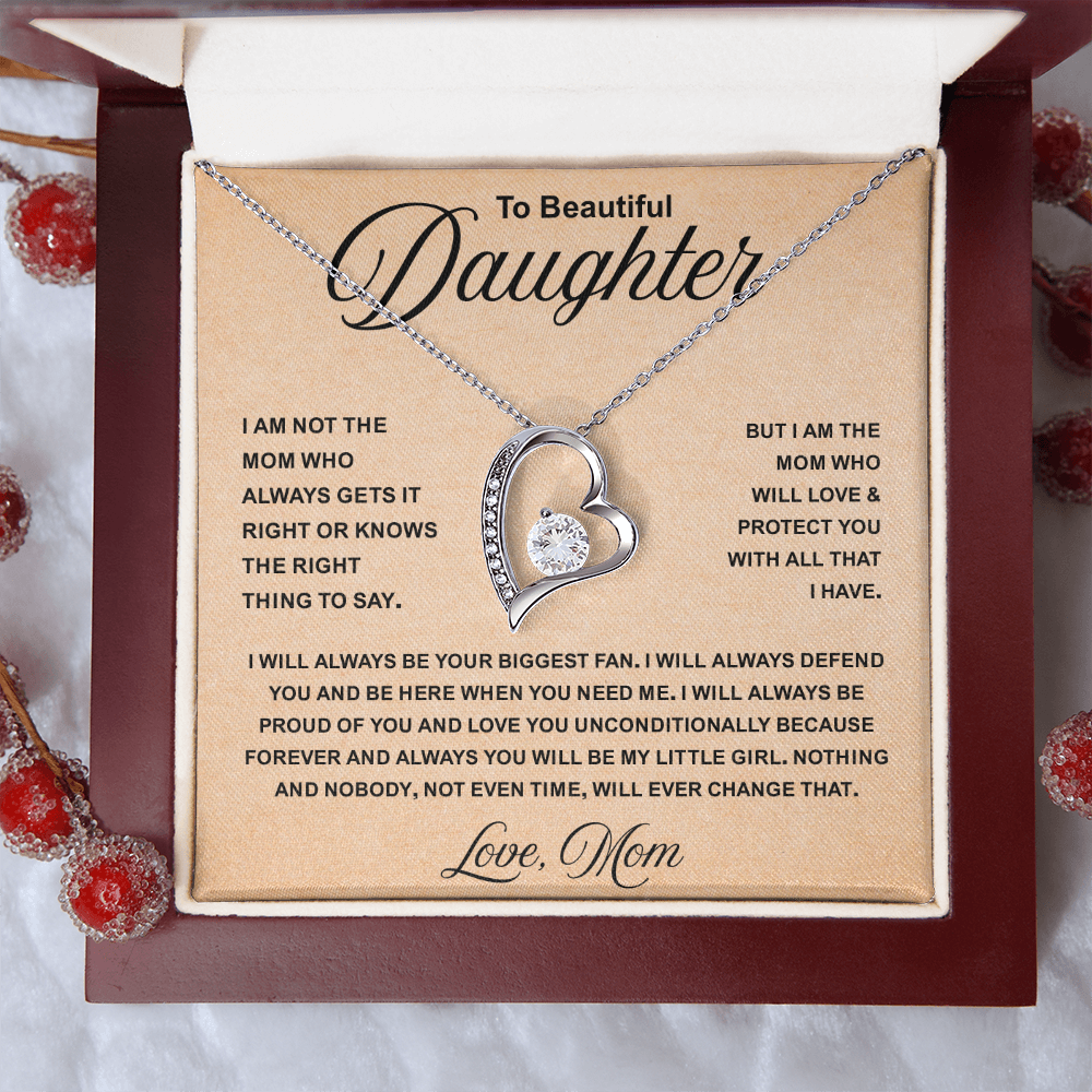 To My daughter Necklace for dad, It Makes Her Smile Shine Even Brighter