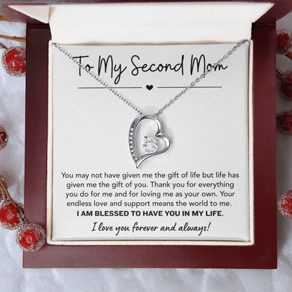 To My Bonus Mom Necklace, Valentines Day Gifts