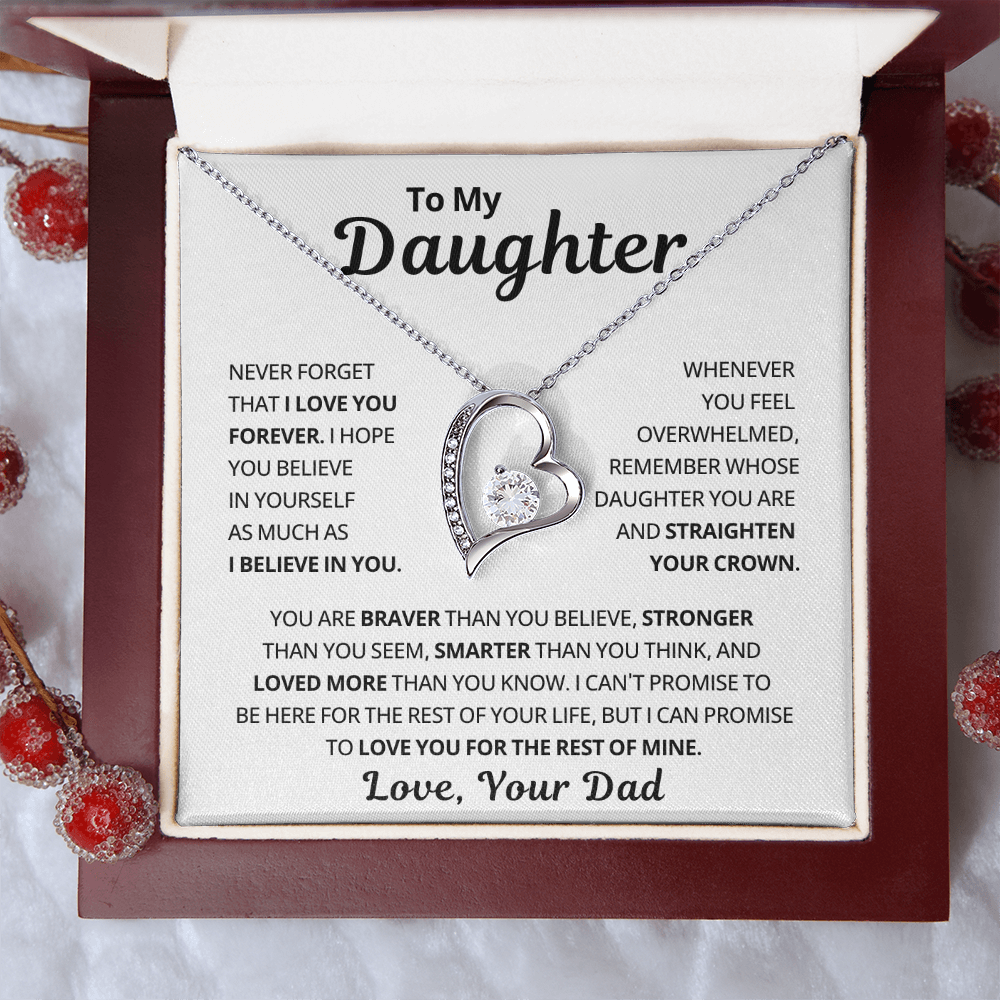 Mother Daughter Necklace, It Highlights The Warmth in Her Smile