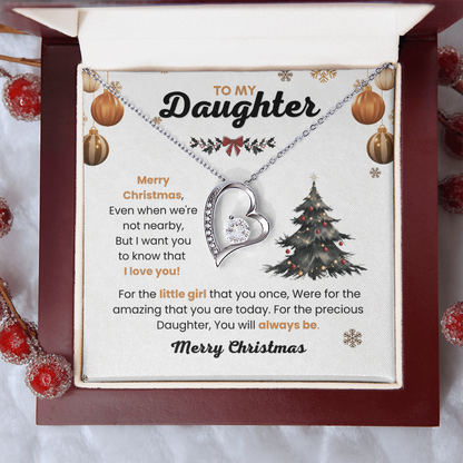 Christmas Gifts for Daughter, She glows brighter wearing this necklace