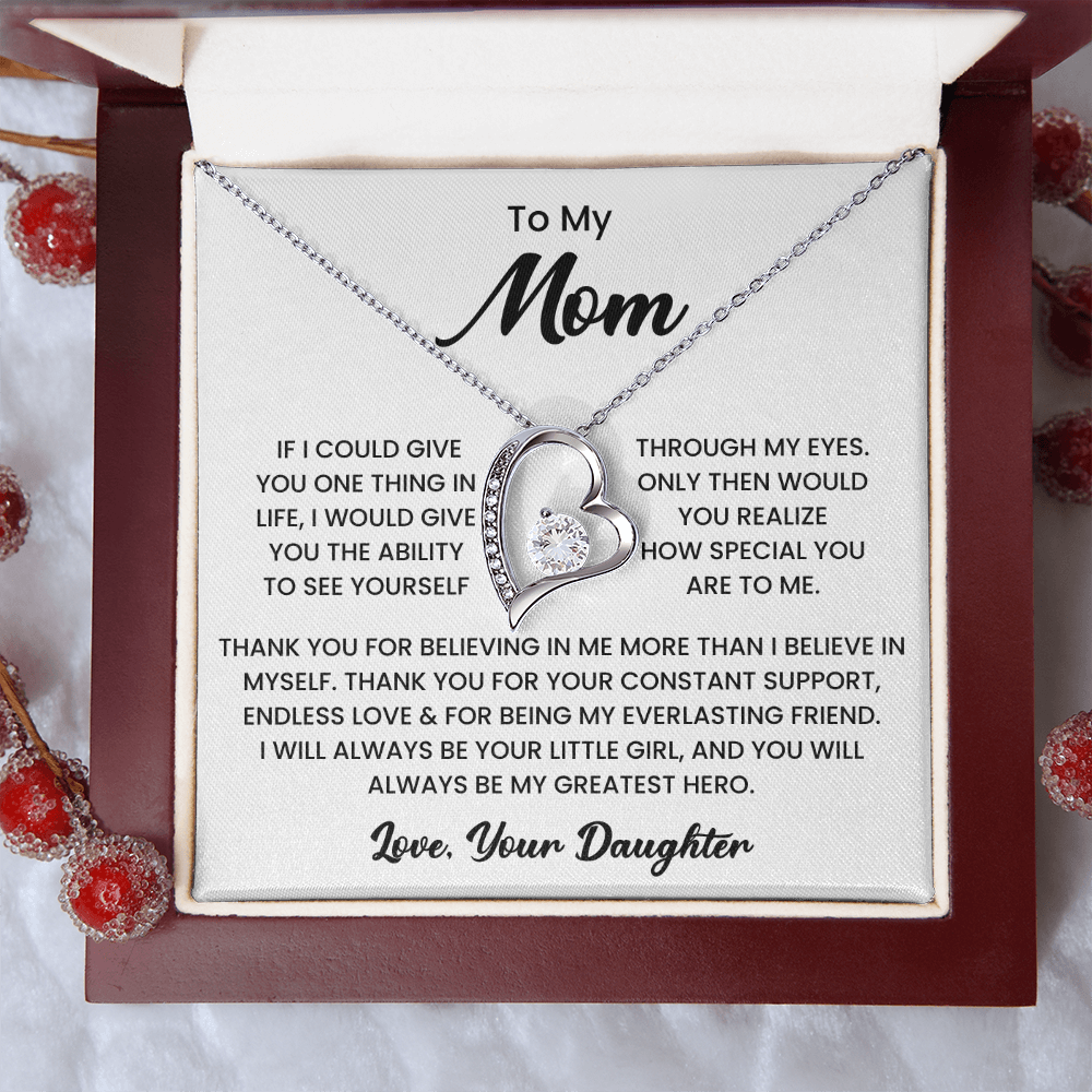 To My Mom Necklace Gifts Meaningful Gift to Mom From Son