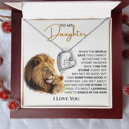 Forever Love Necklace, She glows like she was born for this moment