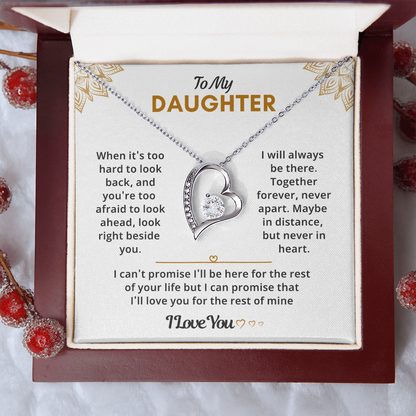 Daughter Necklace from Dad, She glows like she was born for this moment