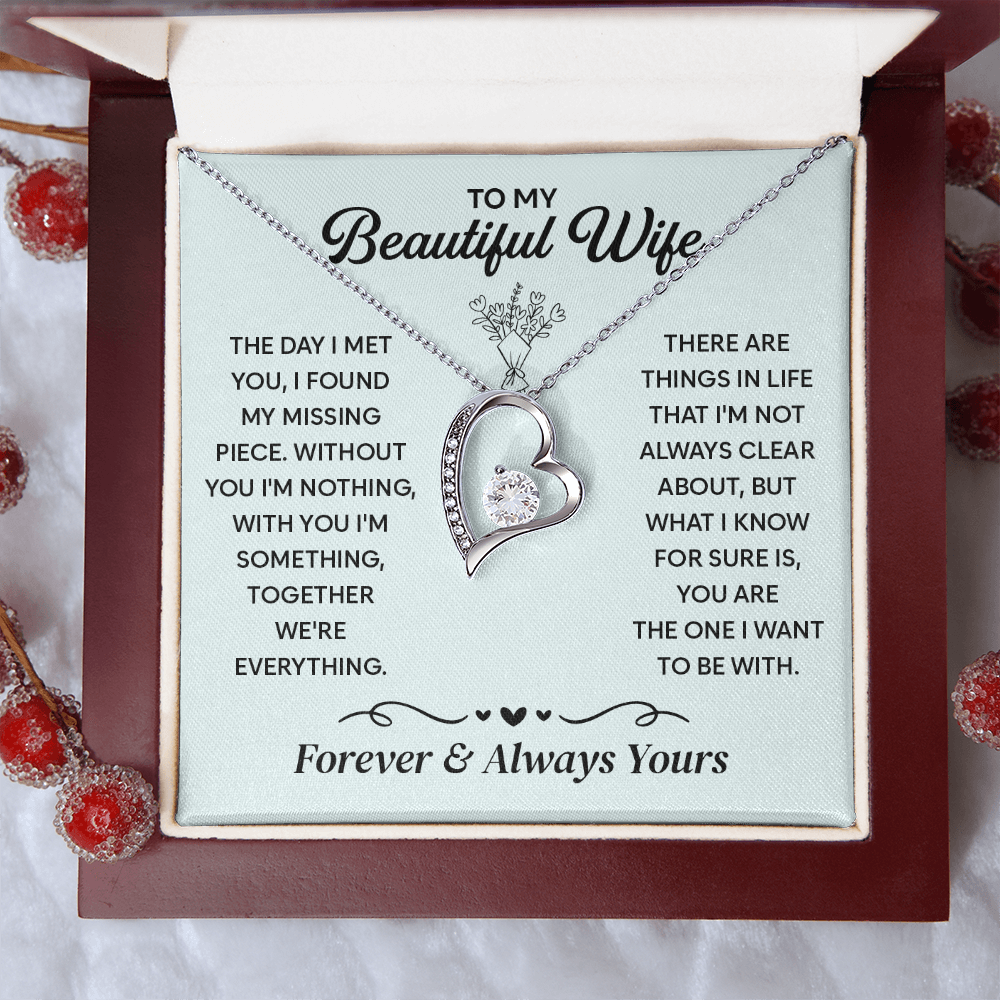 Necklace from Husband, Forever Love Necklace