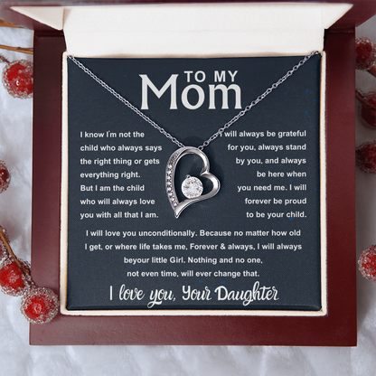 To My Beautiful Mom – Forever Your | Unconditional Love Gift for Mom