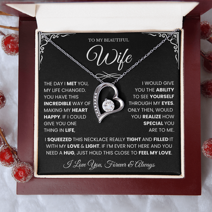 Gifts for Wife from Husband, Forever Love Necklace