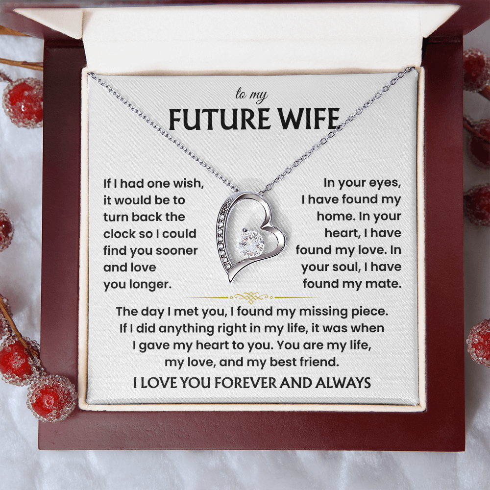 To My Future Wife Necklace, Wife Necklace From Husband