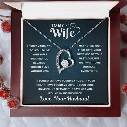 Best Gifts for Wife, When Your Wife Puts It On, Her Heart Shines Through