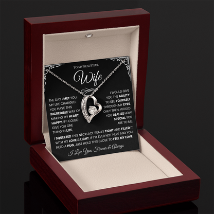 Gifts for Wife from Husband, Forever Love Necklace