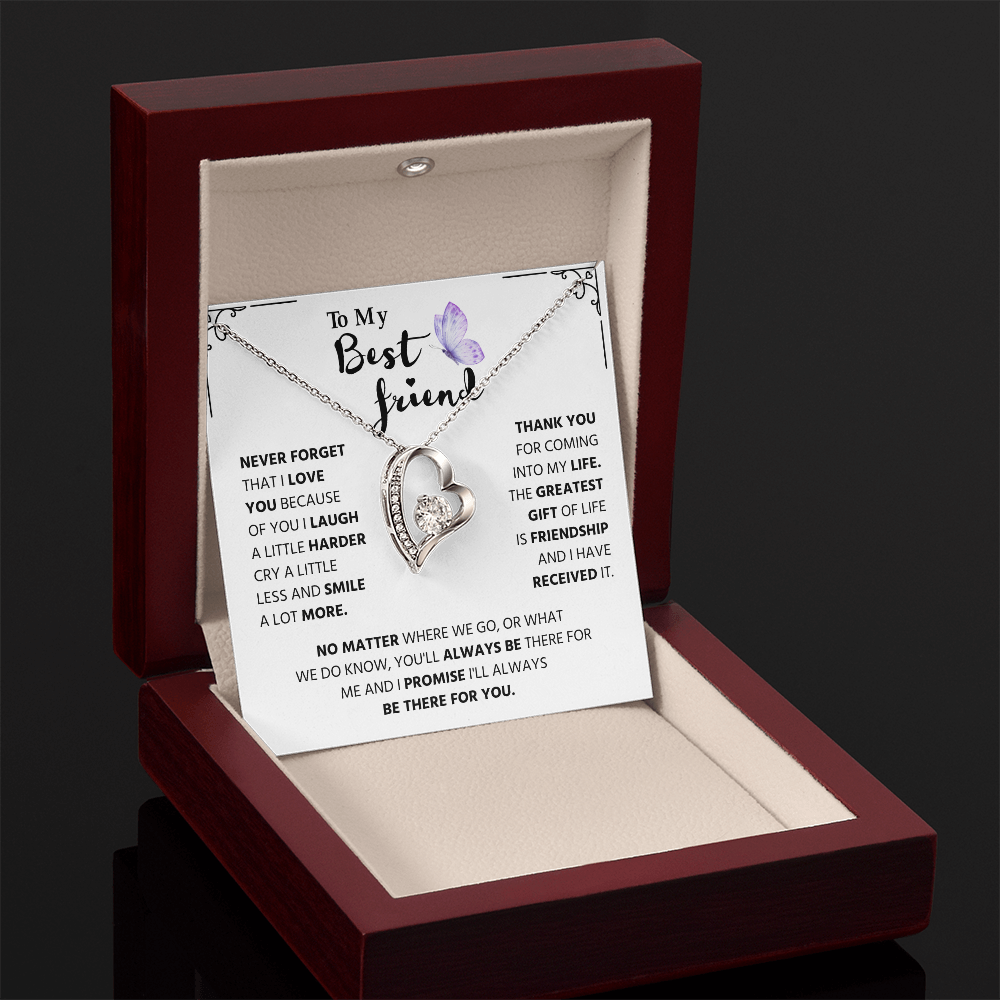 Gifts for Best Friend, Forever Love Necklace