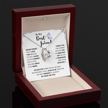 Gifts for Best Friend, Forever Love Necklace
