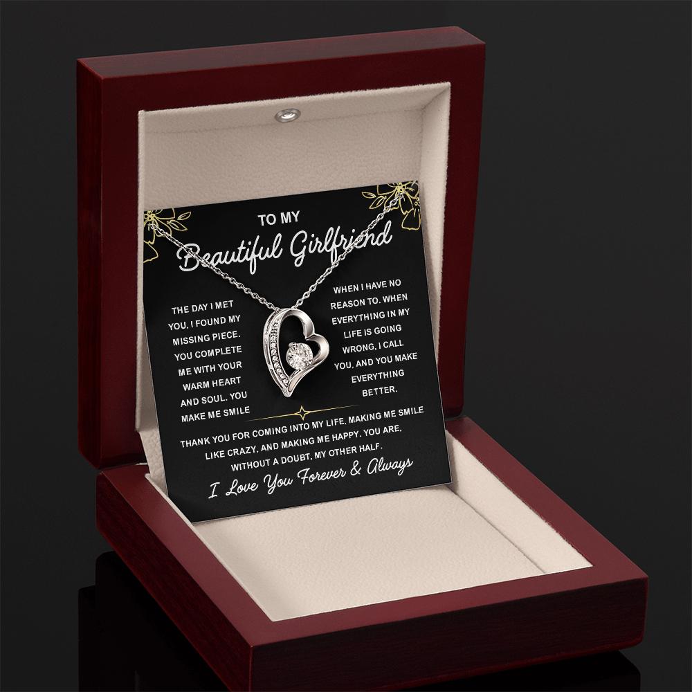 Necklace from Boyfriend, Seeing Your Girlfriend Wear It Makes Her Glow Inside and Out