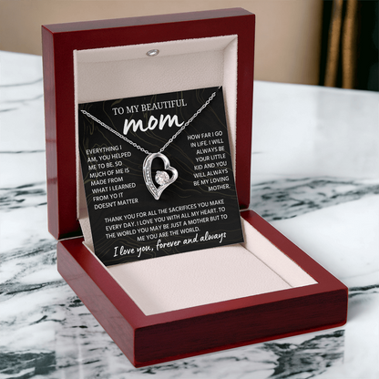Mom Necklace from Daughter or Son, Birthday Gifts for Mom