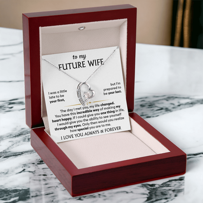 To My Future Wife Necklace, Birthday Gift for Her