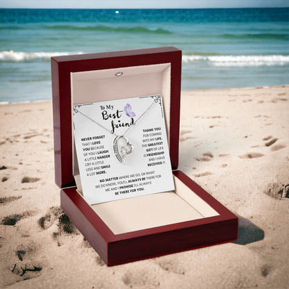 Gifts for Best Friend, Forever Love Necklace