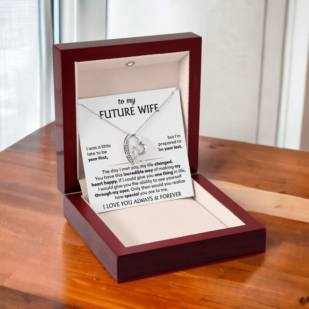 To My Future Wife Necklace, Birthday Gift for Her