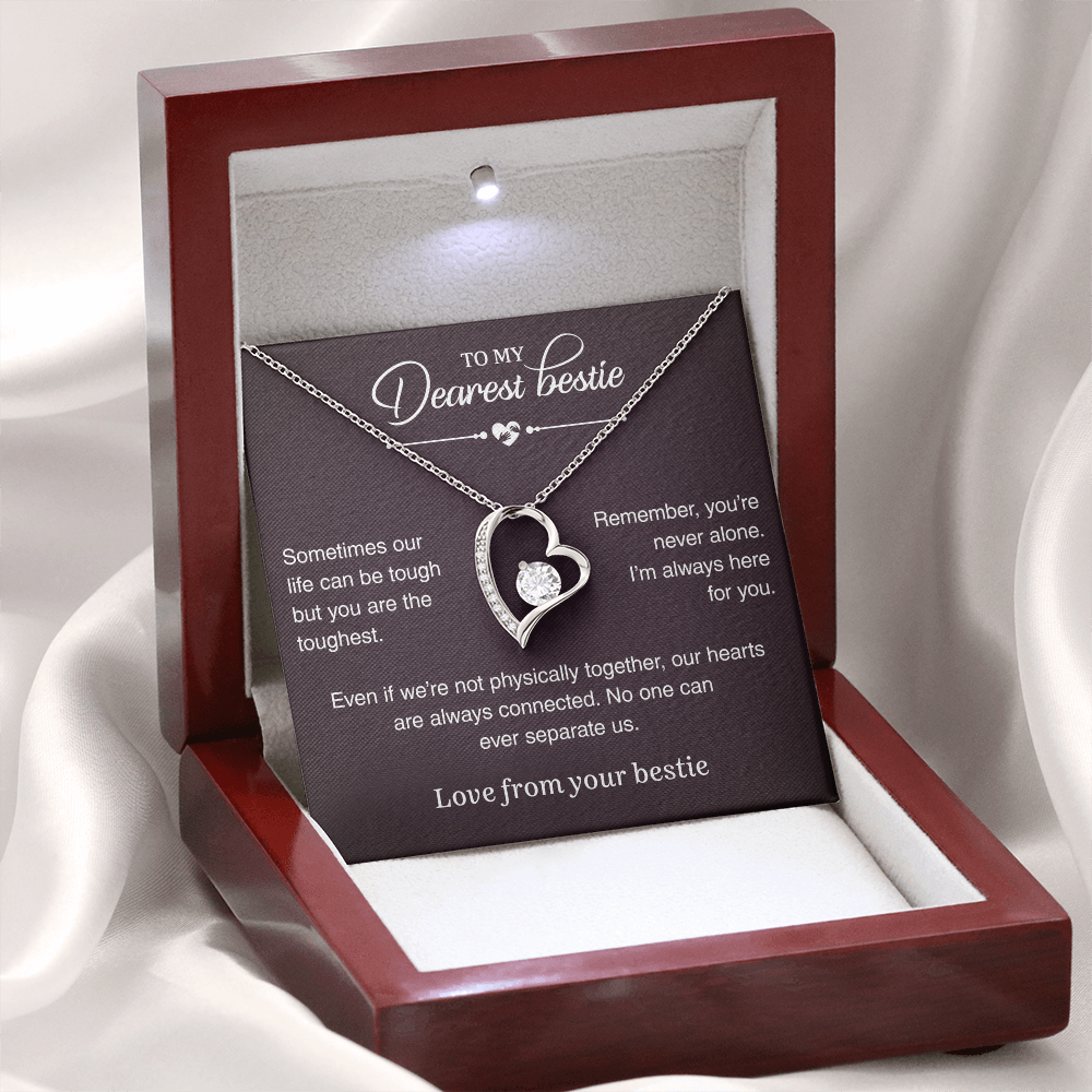 Gold Heart Necklace For Her - Special Gift For Best Friend