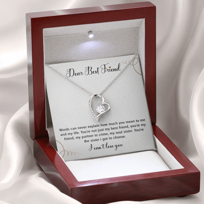 Love Necklace For Women - Touching Gift For Best Friend