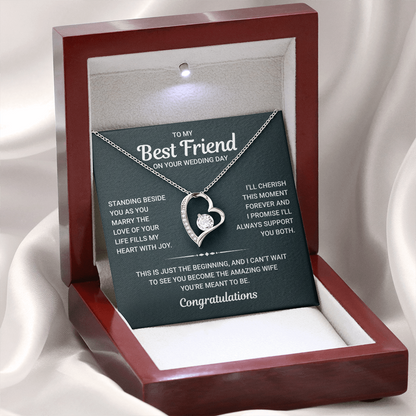 Forever Love Necklace Wedding Present Ideas For Bestie