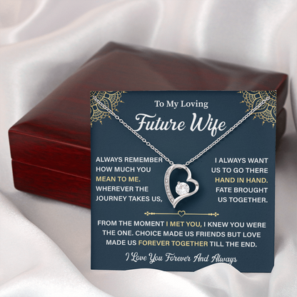 To My Future Wife Heart Necklace - Unique Gifts For Her