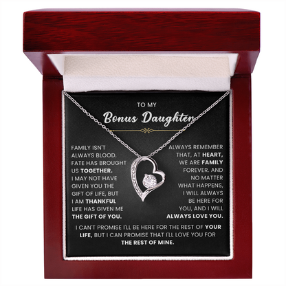 Bonus Daughter Gifts From Stepdad Stepmom With Heartfelt Message & Gift Box