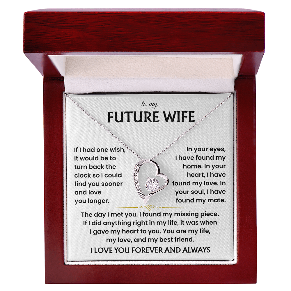 To My Future Wife Necklace, Wife Necklace From Husband