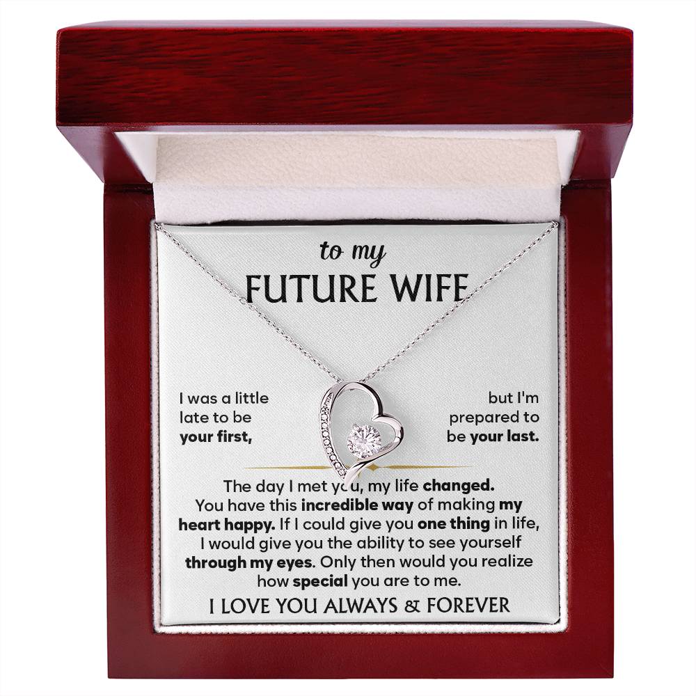 To My Future Wife Necklace, Birthday Gift for Her