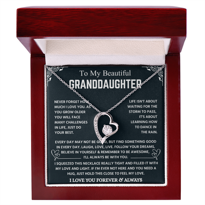 Granddaughter Necklace From Grandpa, It Lights Up Her Already Radiant Smile