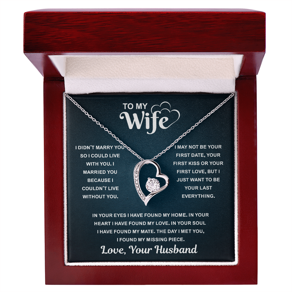 Best Gifts for Wife, When Your Wife Puts It On, Her Heart Shines Through