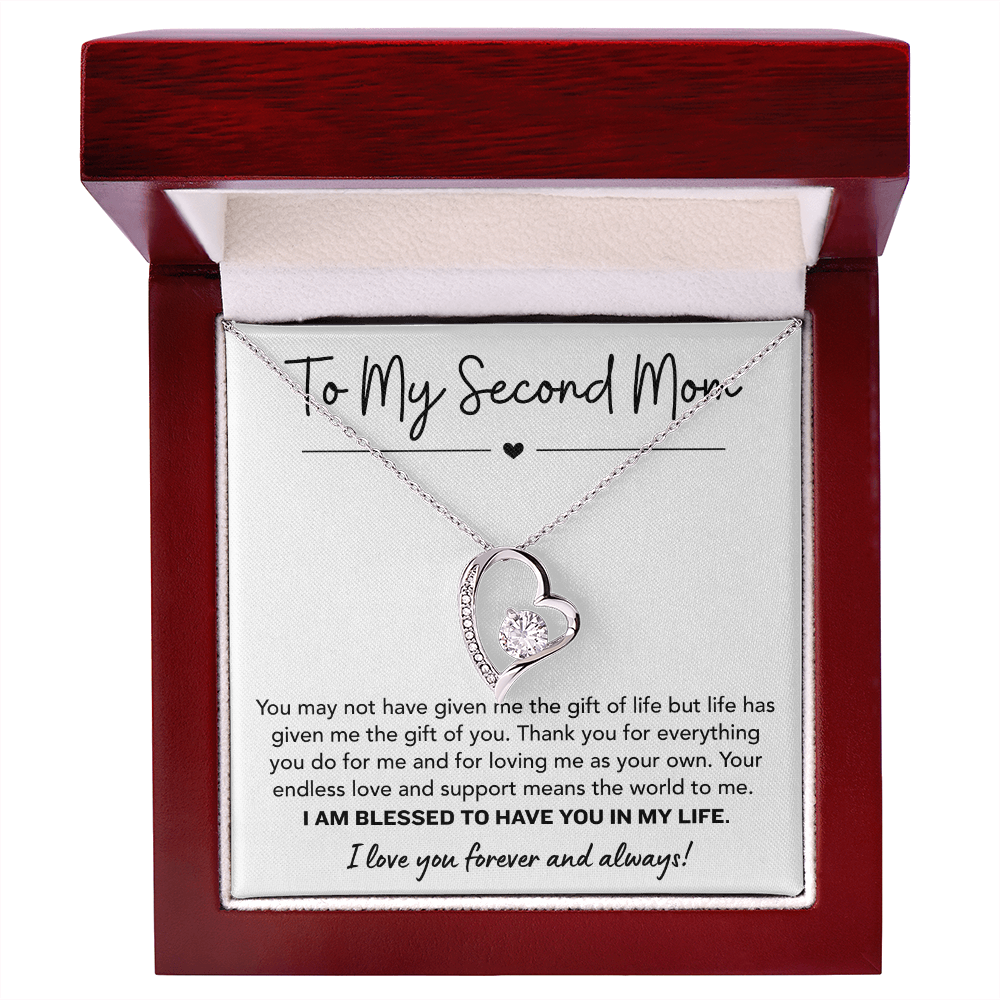 To My Bonus Mom Necklace, Valentines Day Gifts