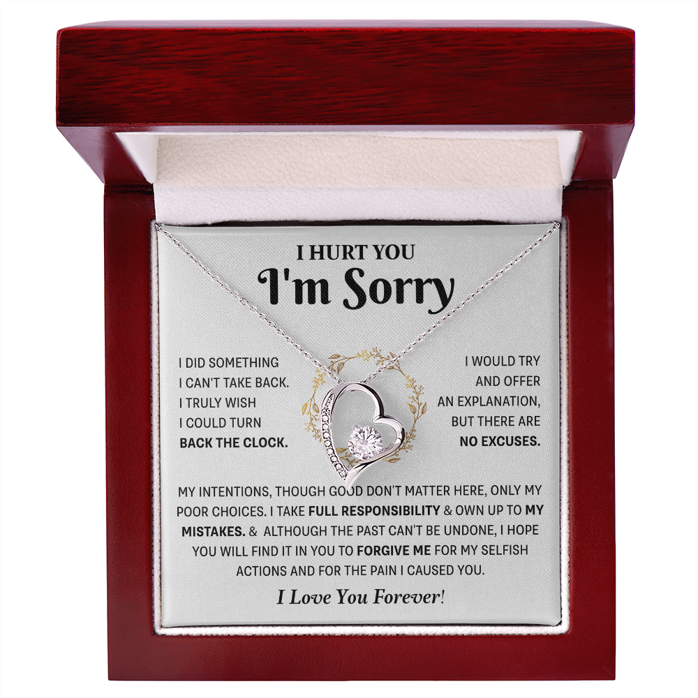 Apology Gifts Birthday Jewelry for Wife Forever Love necklace for women