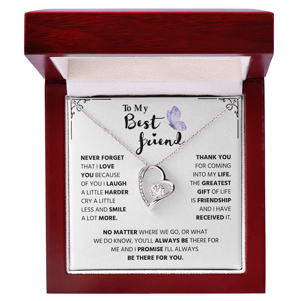 Gifts for Best Friend, Forever Love Necklace
