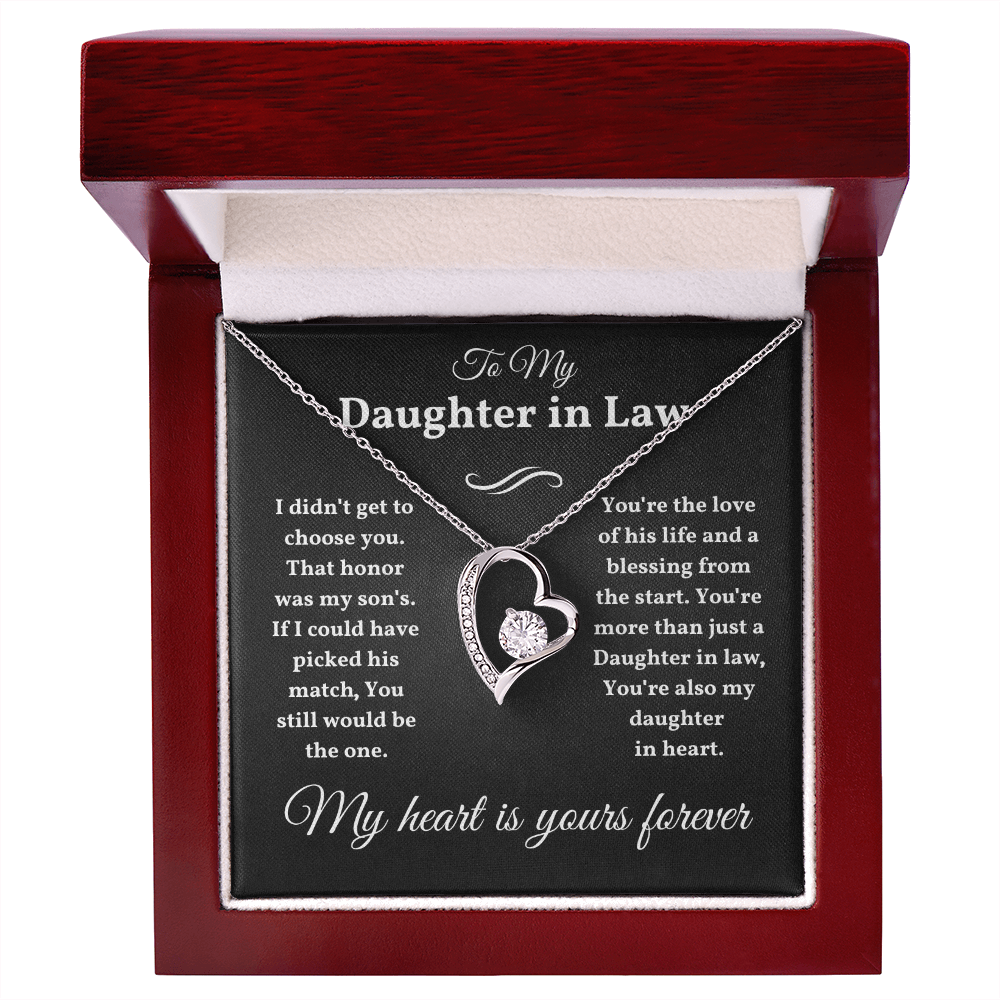 Daughter In Law Necklace From Mother, Daughter In Law Birthday Gifts
