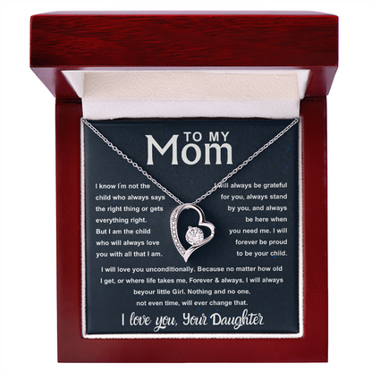 To My Beautiful Mom – Forever Your | Unconditional Love Gift for Mom