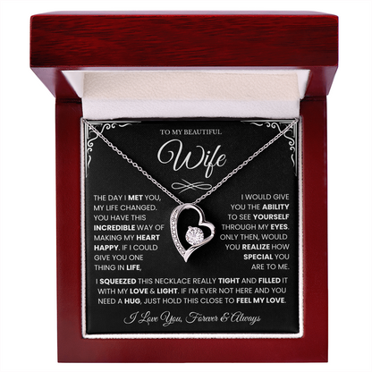 Gifts for Wife from Husband, Forever Love Necklace