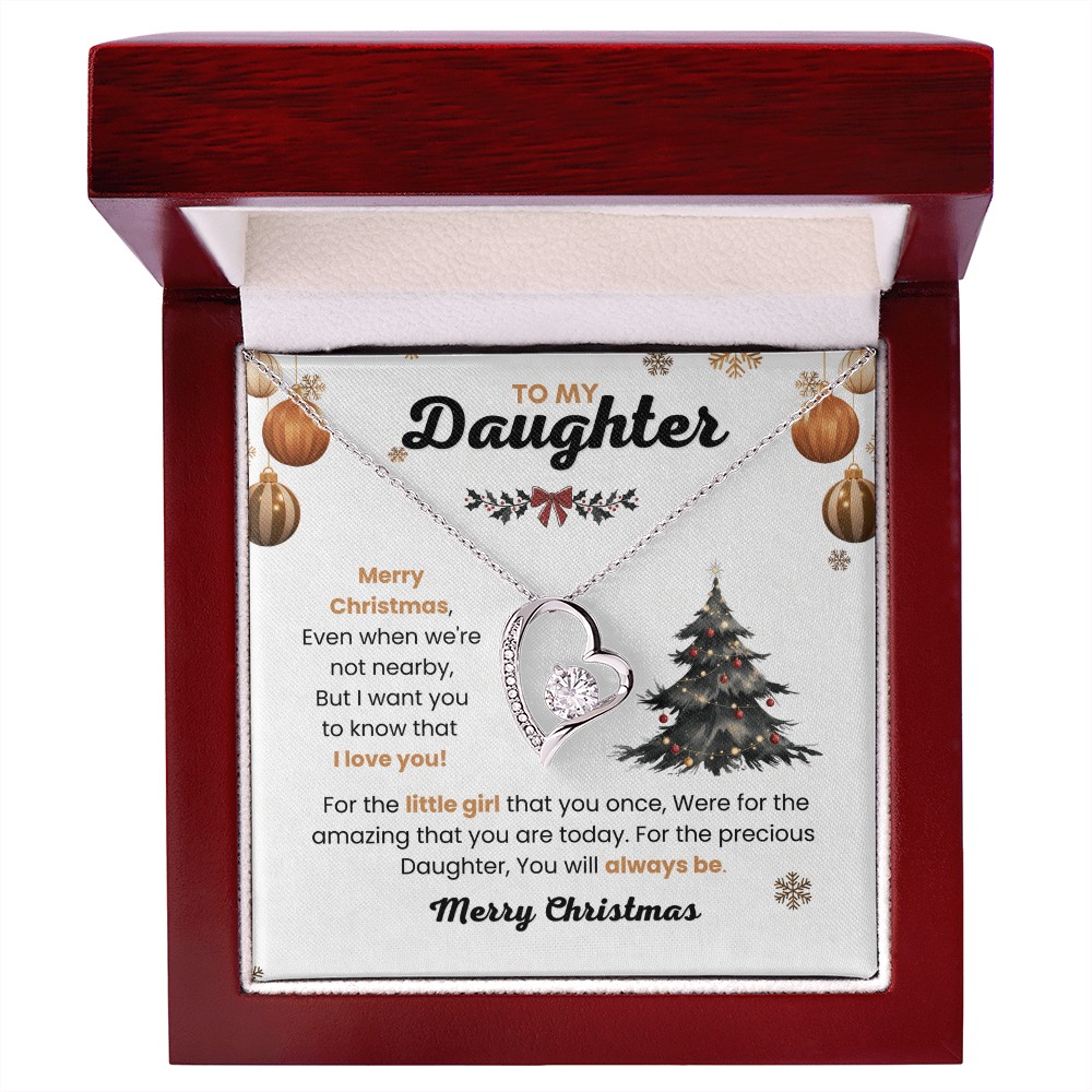 Christmas Gifts for Daughter, She glows brighter wearing this necklace